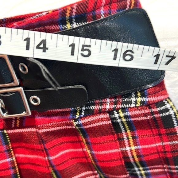 ❤️Royal Bones,Daang by Tripp NYC Red Plaid, Hardware in Perfect Condition! CUTE - Picture 14 of 15